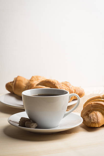 istock Croissants with cup of coffee 524700926