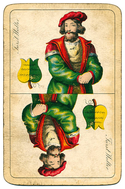 istock Knave playing card William Tell Four Seasons Hungary 1890 524700988
