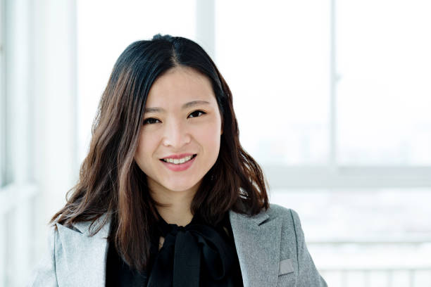 istock Young businesswoman in modern office 524701006