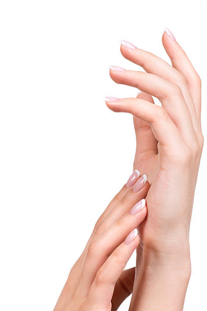 istock Beautiful woman's hands with beautiful  nails 524701284