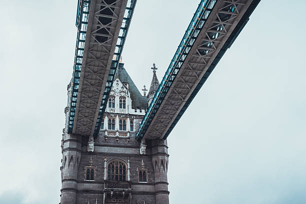 istock Pedestrian walkway on the Tower Bridge, London 524701720