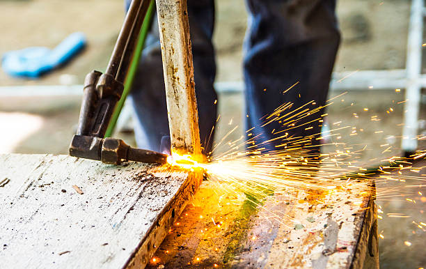 istock Metal Cutting With Gas 524705360