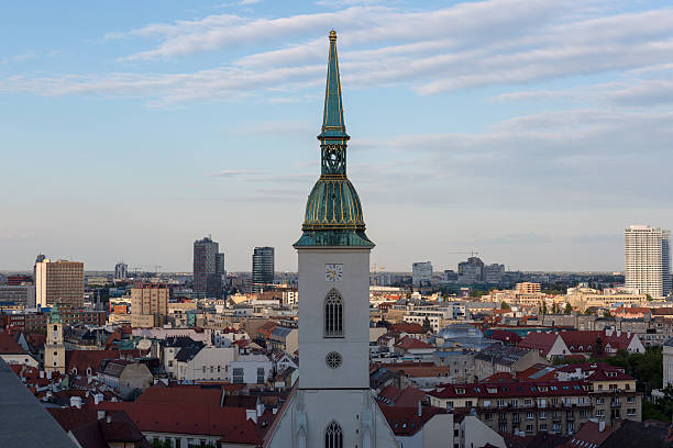 istock Bratislava cityscape , cathedral St. Martin 524709528