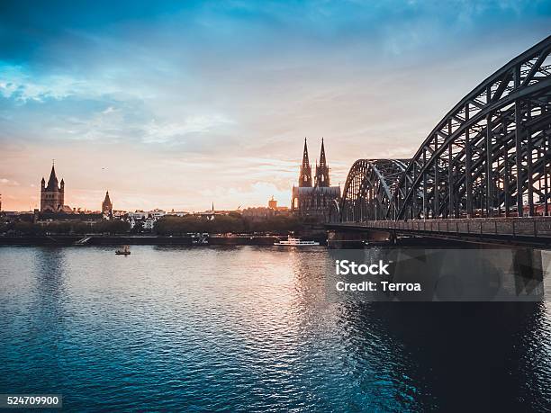 Köln Fluss Stockfoto und mehr Bilder von Köln - Köln, Kathedrale, Alt