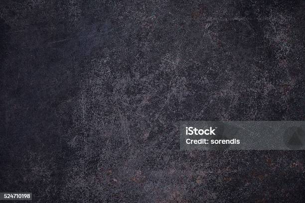 Dark Rusty Metal Surface Stock Photo - Download Image Now - Metal, Iron - Metal, Black Color