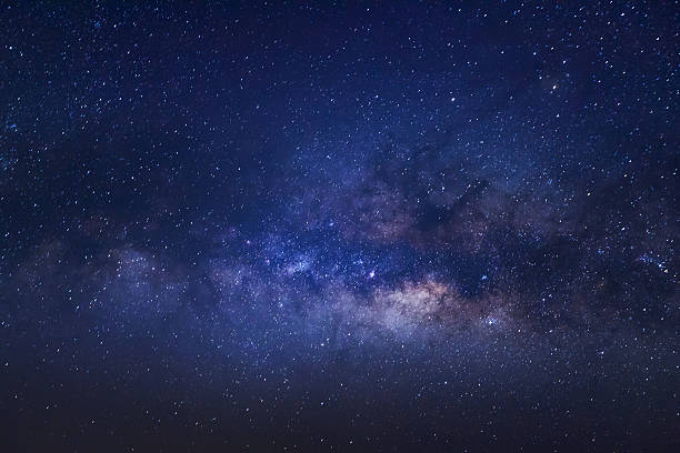 istock milky way galaxy, Long exposure photograph 524711656
