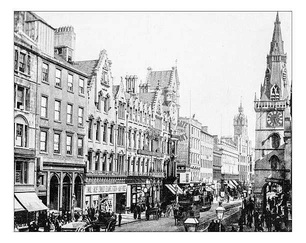 istock Antique photograph of Trongate (Glasgow,Scotland,19th century) 524712474