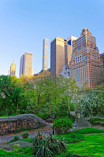istock Midtown Manhattan skyline in Central Park East at sunset 524715384