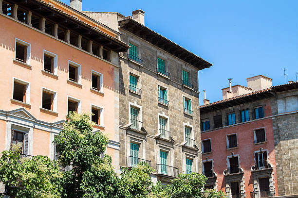 istock Old and New Buildings in Town on Sunny Day 524715468