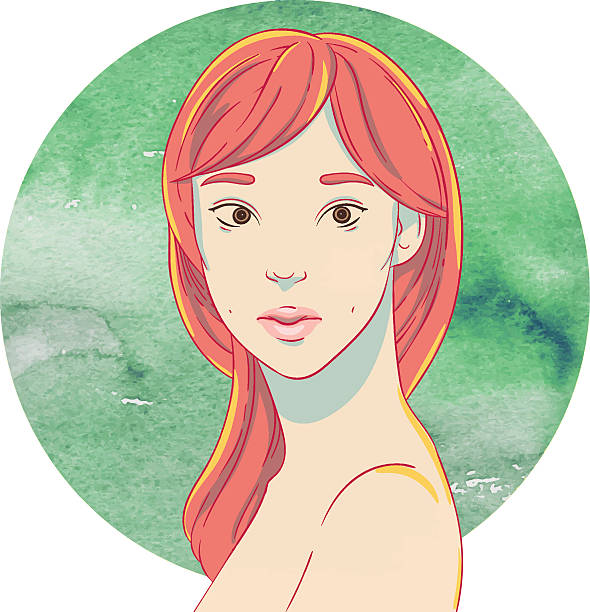 70+ Long Red Hair Background Stock Illustrations, Royalty-Free Vector