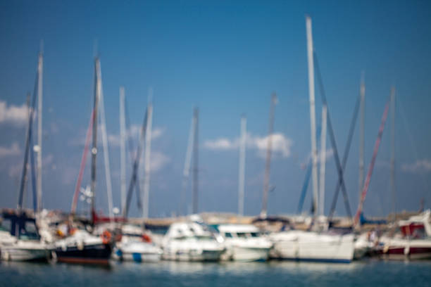 Cascais, Portugal, May 25, 2025, Many sailboats and yachts are mooring in the cascais marina, portugal, under a beautiful blue sky