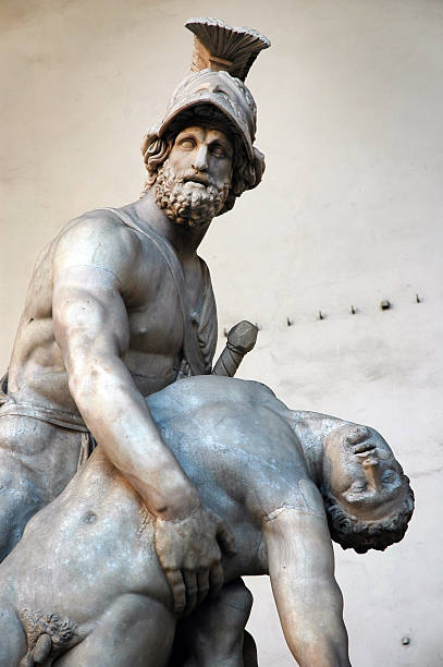 istock Public statue in the main square of Firenze, Italy 524717299