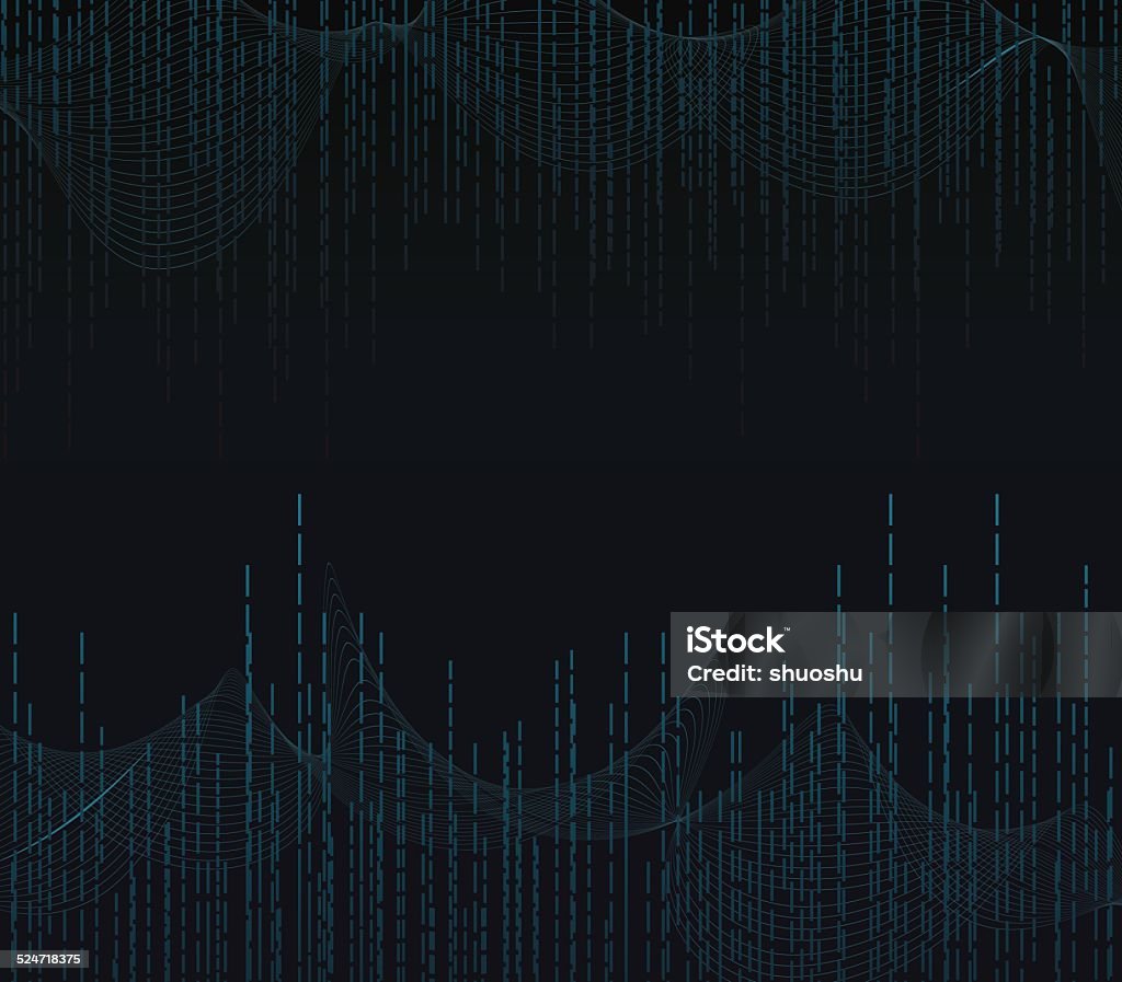 Abstract Blue Technology Pattern Background Stock Illustration ...