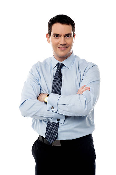 istock Corporate professional posing arms crossed 524718548