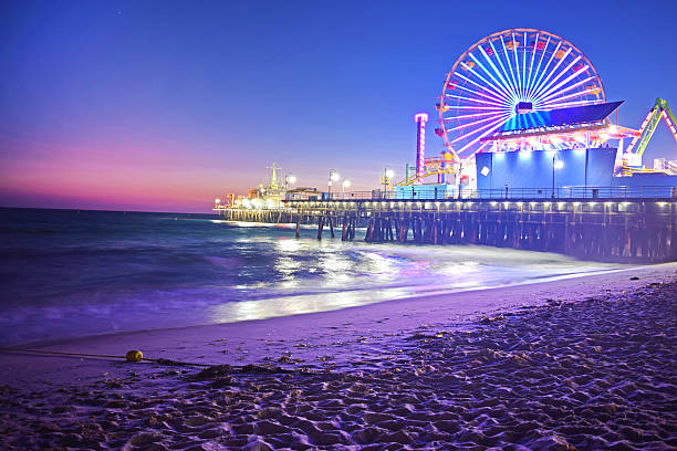 istock Santa Monica Pier at Night 524719951