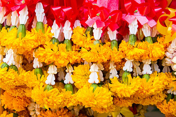 istock Thai garland colorful flower 524720642