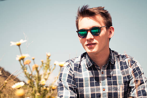 istock Young blond man portrait in the countryside. 524721448