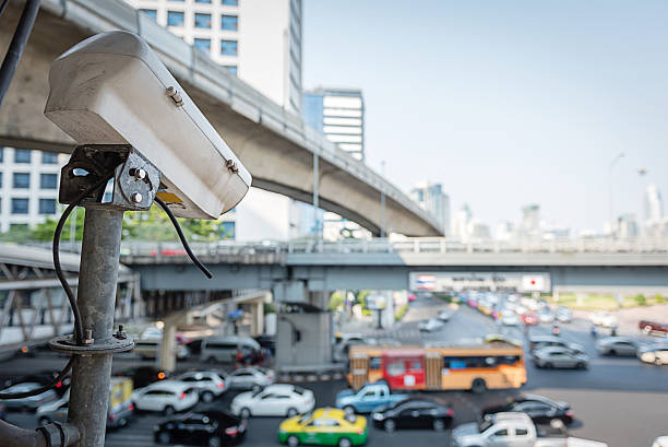 istock CCTV Camera or surveillance Operating on traffic road 524722374