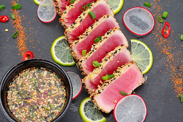 istock Tuna fillet with sesame 524723570