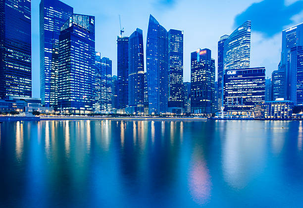 istock Singapore Marian Bay area at night. 524724055