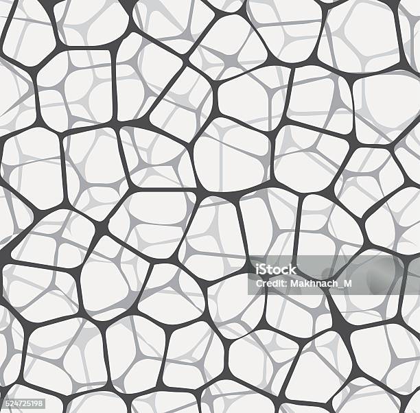 Abstract Gray Background With Nets Stock Illustration - Download Image Now - Abstract, Animal Markings, Architecture