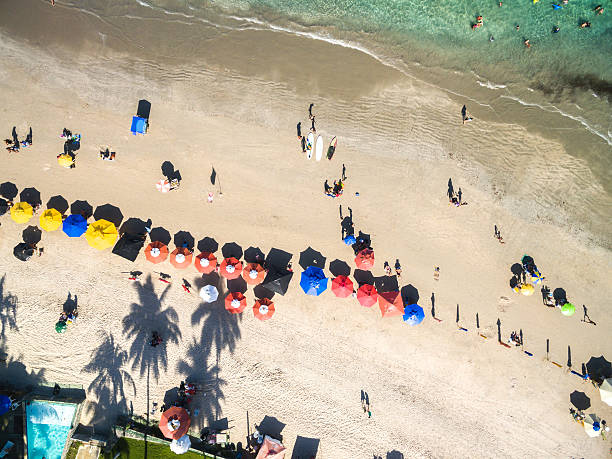 istock Top View of Umbrellas in a Beach, Brazil 524725292