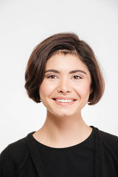 istock Smiling casual woman looking at camera 524725554