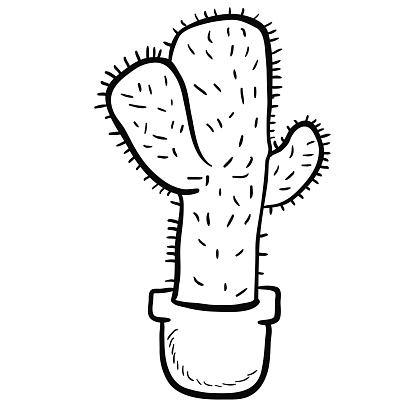 Ilustración de Dibujo Animado En Blanco Y Negro Dibujado A Mano Alzada Cactus y más Vectores Libres de Derechos de Cactus - iStock Ilustración de Dibujo Animado En Blanco Y Negro Dibujado A Mano Alzada Cactus y más Vectores Libres de Derechos de Cactus - iStock