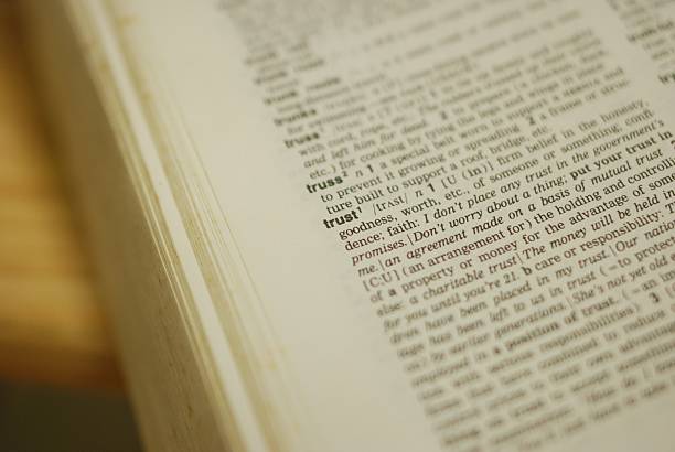 istock The Meaning of Word Trust in dictionary 524726486