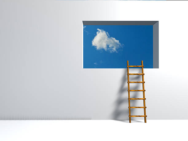 istock Stairs to the sky 524740415
