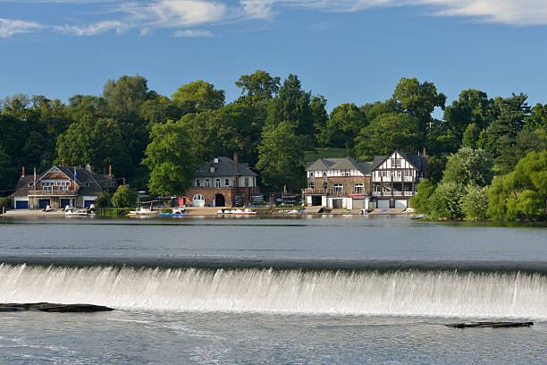 istock Boathouse Row and Waterfalls in Philadelphia 524741283