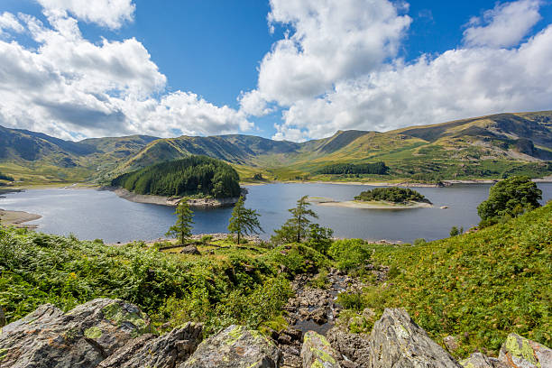 Haweswater is a reservoir in the English Lake District, built in the valley of Mardale in the county of Cumbria.