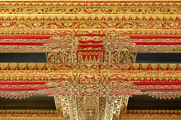istock Ceiling with beautiful ornament in Yogyakarta Sultanate Palace 524745557