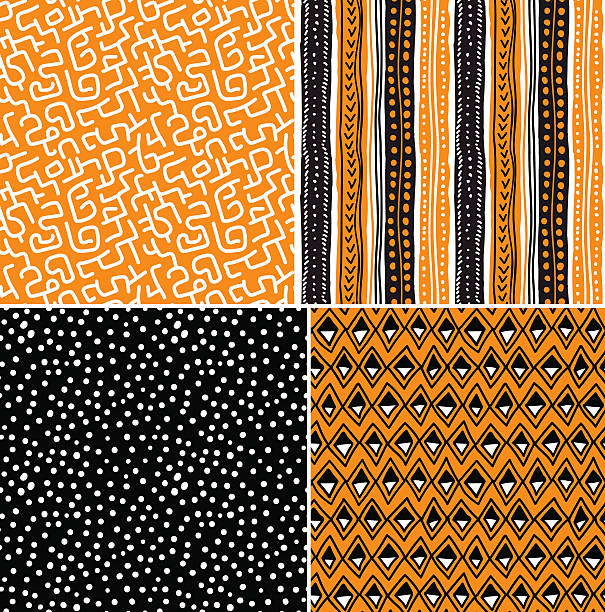 african pattern vector art illustration