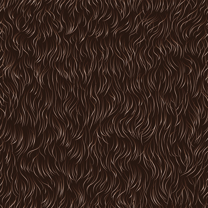 Vector seamless pattern of animal fur 