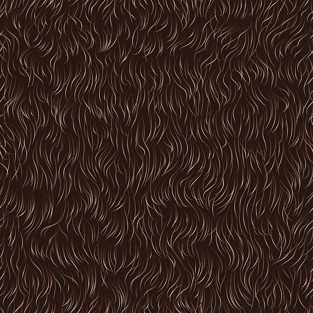 fur pattern Vector seamless pattern of animal fur  fur textures stock illustrations
