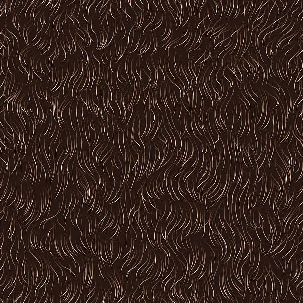 Vector illustration of fur pattern