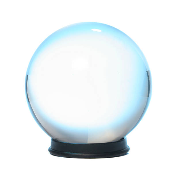 istock Blue fringed Crystal Ball 524745953
