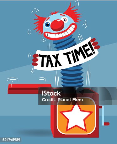 istock Tax Jack in the Box 524745989