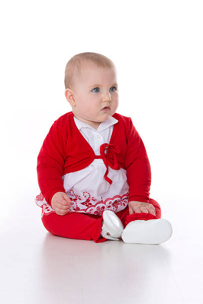 Baby Looks Stock Photo - Download Image Now - 12-17 Months, Baby - Human  Age, Baby Girls - iStock