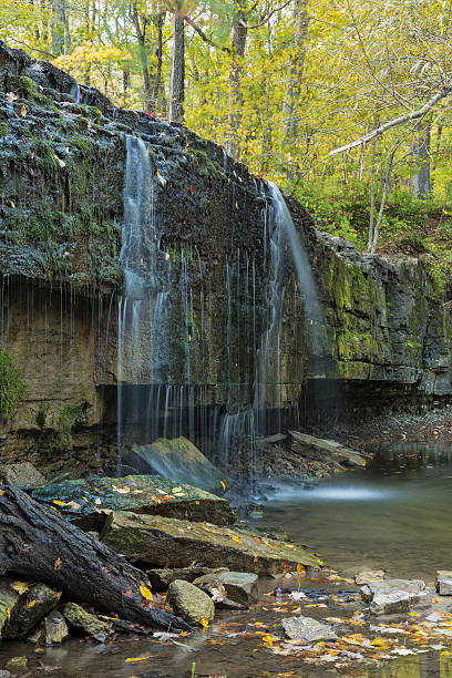 istock Prairie Creek Falls In Autumn 524773269