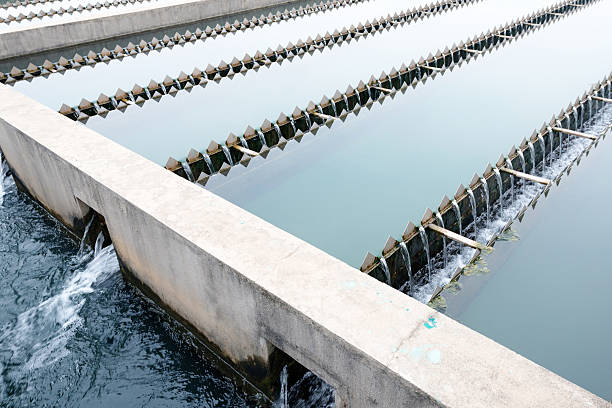 istock Modern urban wastewater treatment plant 524773391