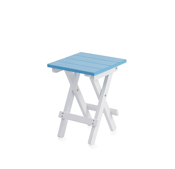 istock Small blue wooden chair 524774575