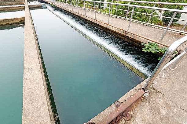 istock Modern urban wastewater treatment plant 524776293