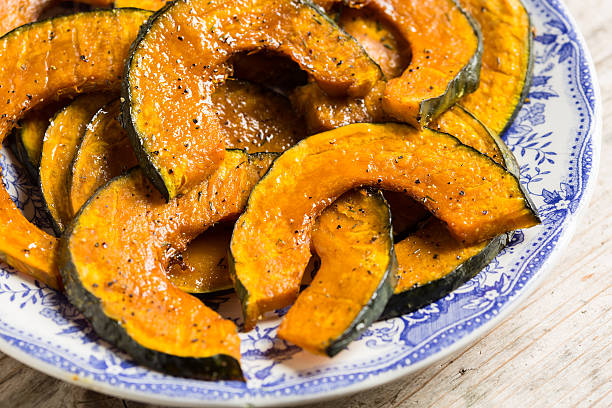 istock Roasted slices of pumpkin 524776699