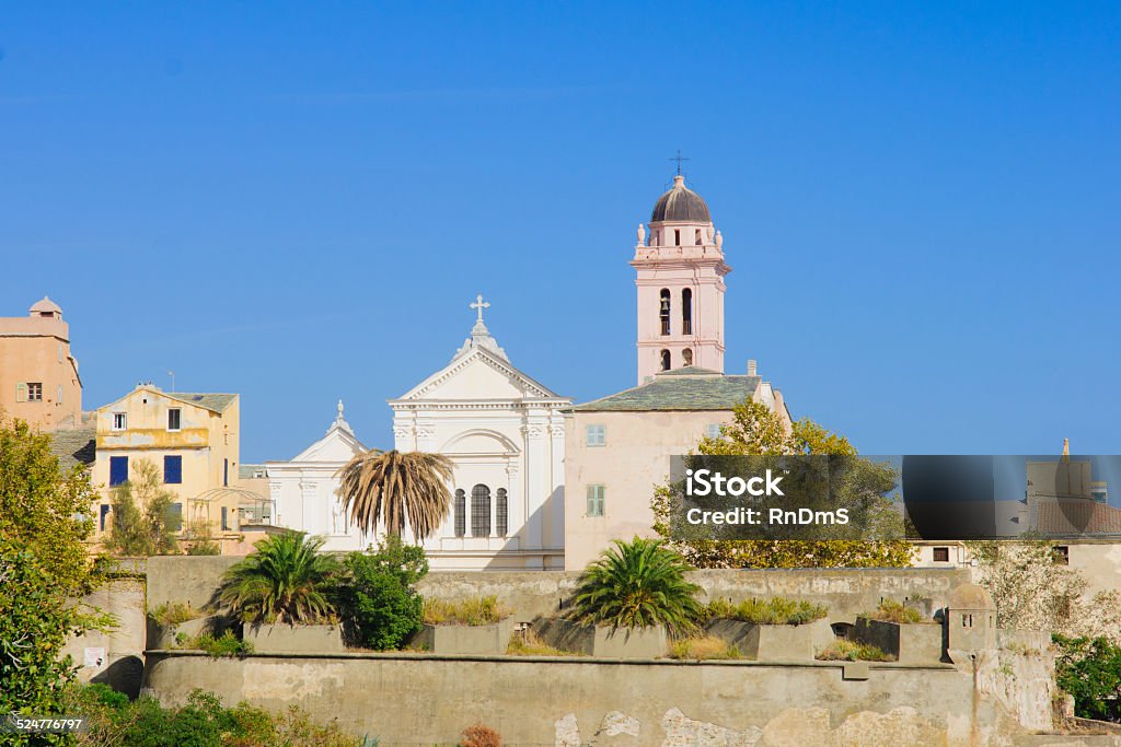 Bastia Citadel The citadel and saint Marie church in Bastia, Corsica, France Bastia Stock Photo