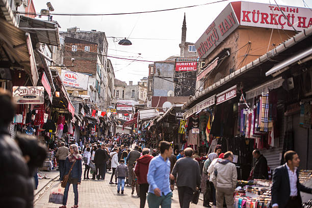 istock Busy Istanbul street 524777021