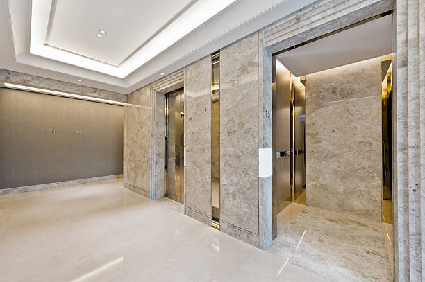istock Lift lobby in beautiful marble 524778053