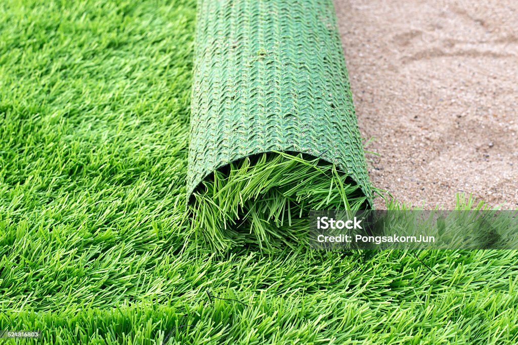 artificial green grass Abstract Stock Photo