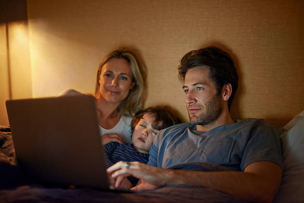 istock Drifting off to dreamland while watching movies 524816939
